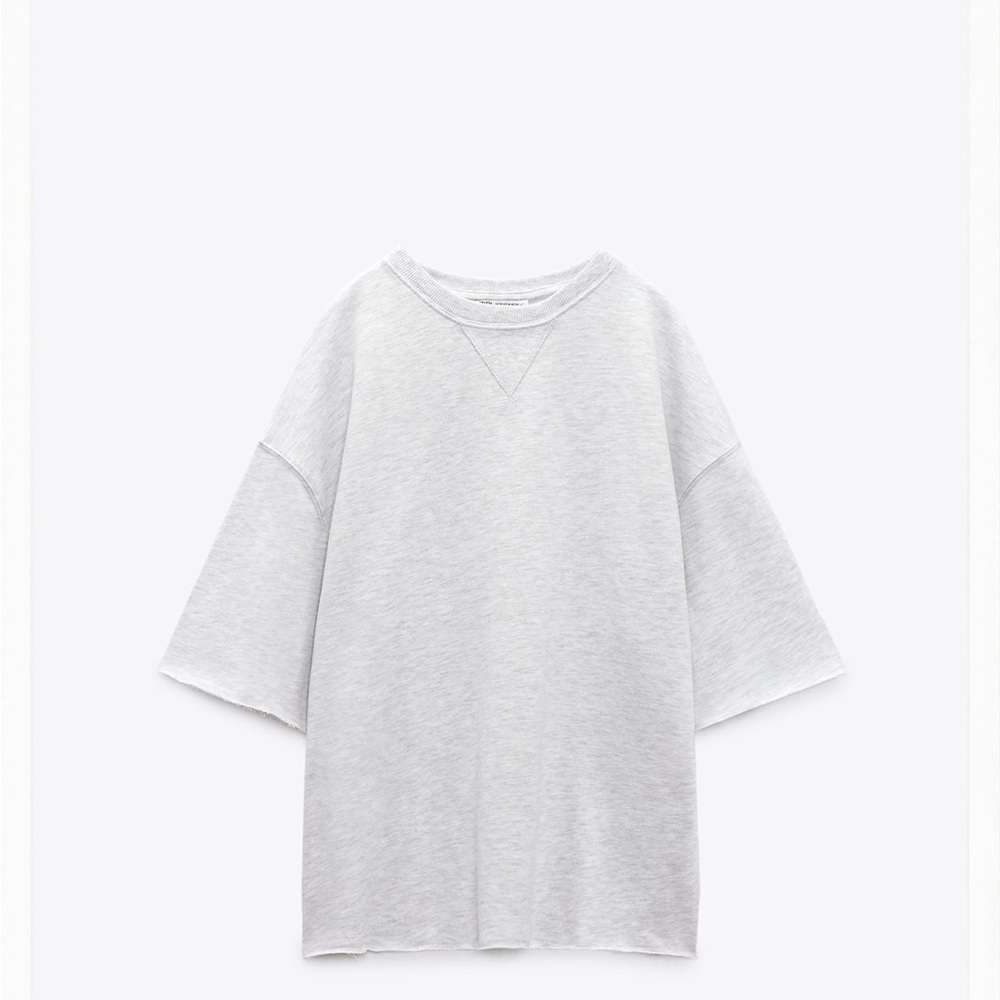Zara set - short and oversized shirt